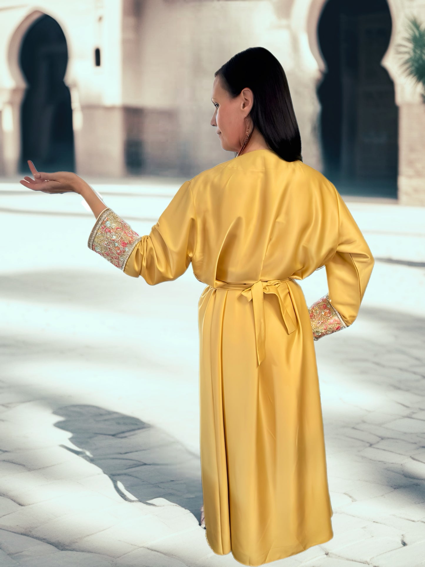 Thahabi Kaftan Set