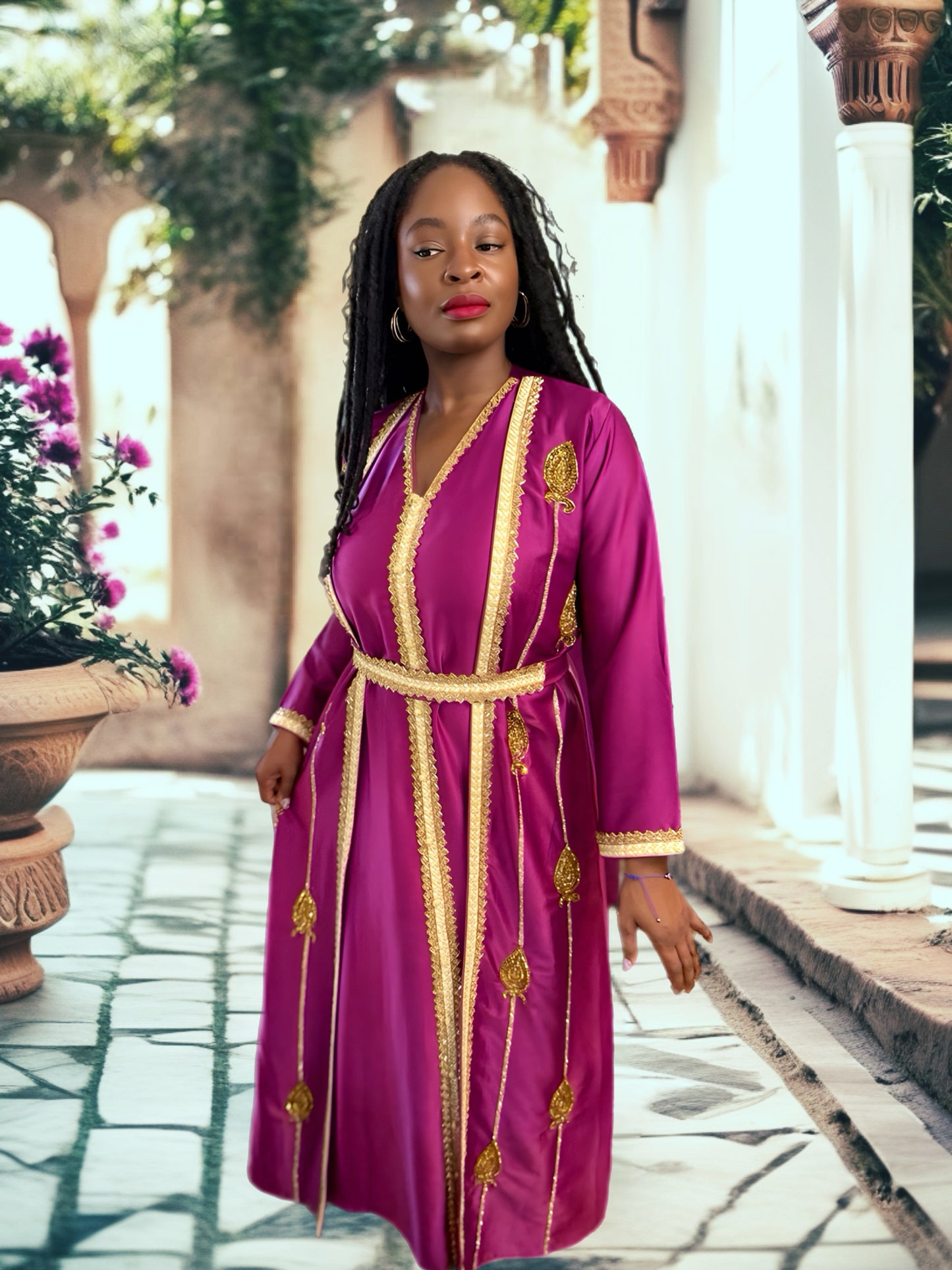 Warda Kaftan Set