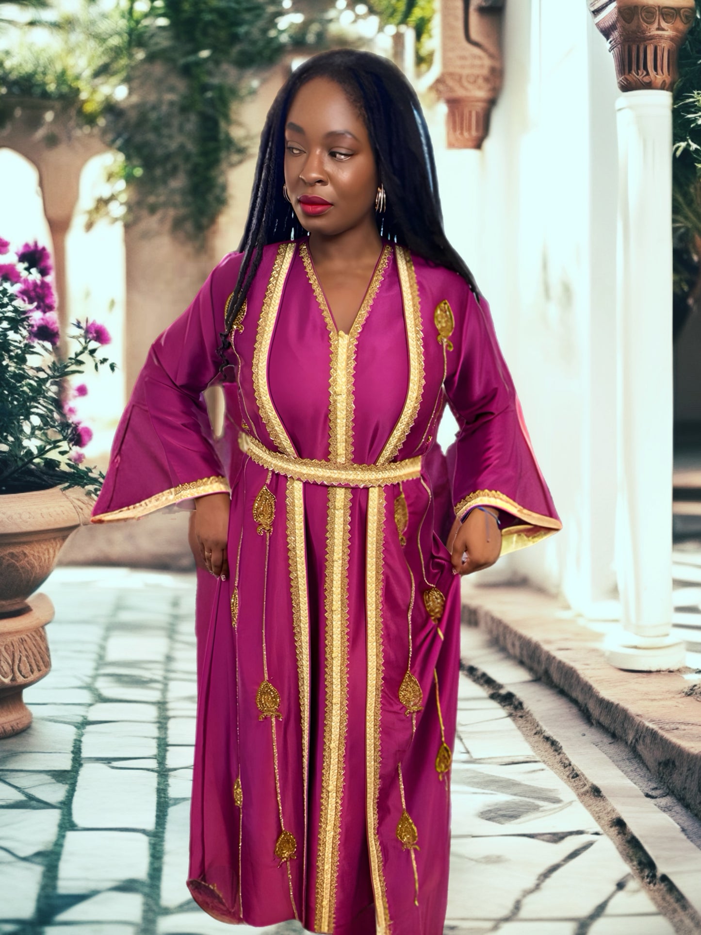 Warda Kaftan Set