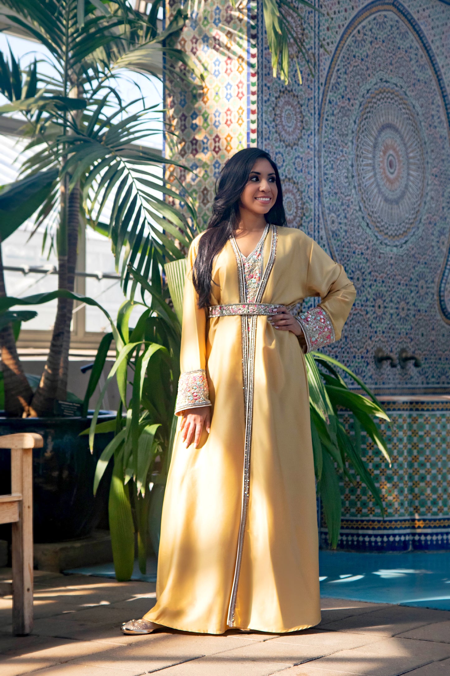 Thahabi Kaftan Set